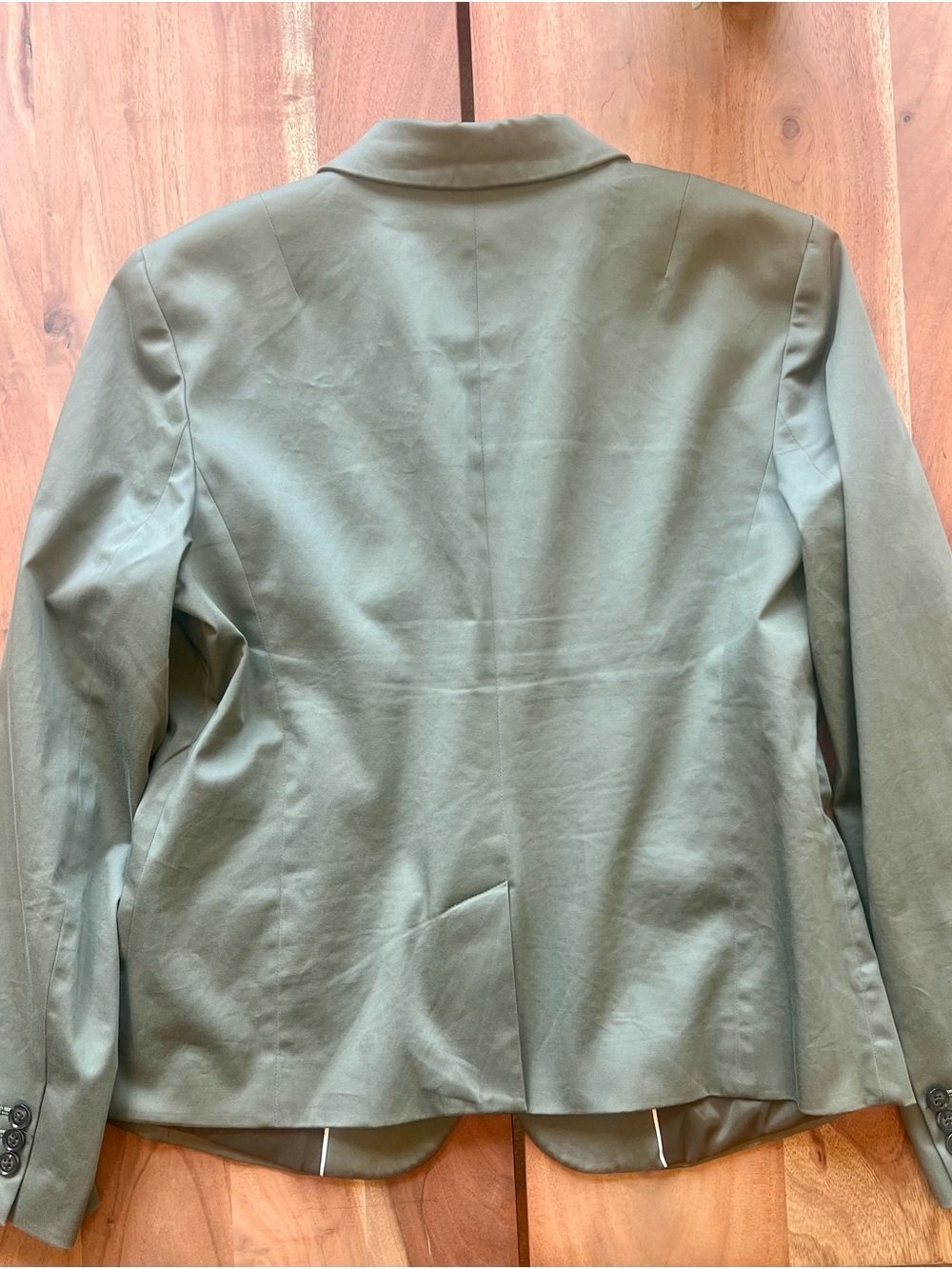 Banana Republic Olive Green Single-Button Blazer - Picture 2 of 7